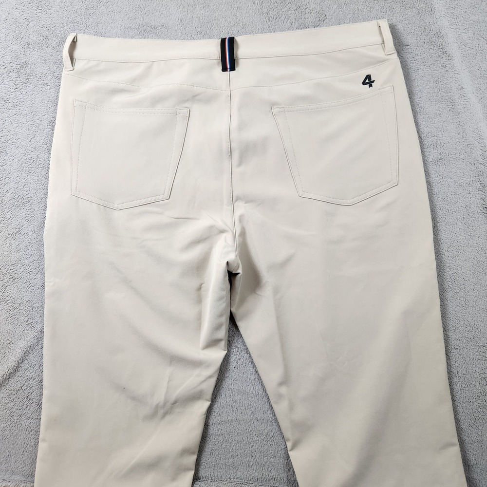 Fourlaps Traverse Slim Fit Pant Mens size 36x32 Beige Tan Tech Stretch - Picture 3 of 13